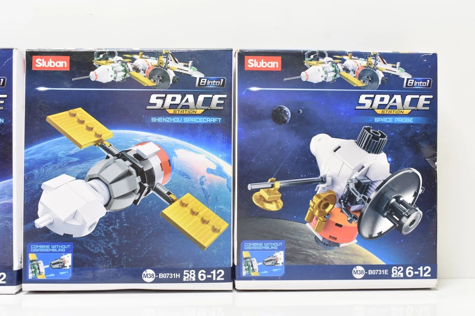 Lot 4 Sluban Kids Space Station Building Blocks New Sealed Combine - Image 3 of 4