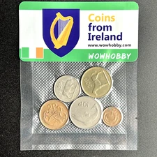 Irish Coins 🇮🇪 5 Unique Random Coins from Ireland for Coin Collecting 🇮🇪