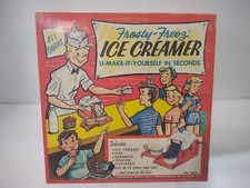 Vtg 1950's Frosty Freez Ice Creamer Hassenfeld Bros. Hasbro w/ Box No. 5200  F5