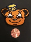 California CAL Golden Bears Head Vintage Embroidered Iron On Patch 2.5” X 2”