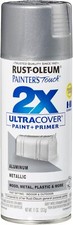 Rust-Oleum 334058 Painter's Touch 2X Ultra Cover Spray Paint, 11 oz, Metallic