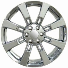 20 Chrome Wheels Set Fits Escalade Chevy Silverado Blazer Suburban Gmc Rims Set