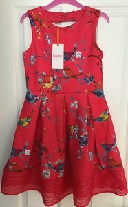 ted baker girls red dress