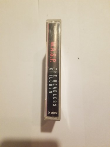WASP The Headless Children Cassette 1989 Heavy Metal W.A.S.P. Capitol Records - Picture 2 of 3