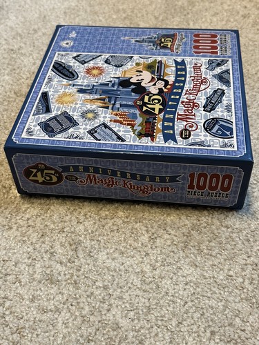Disney 45th Anniversary Magic Kingdom 1000 pc Puzzle Complete - Picture 2 of 2