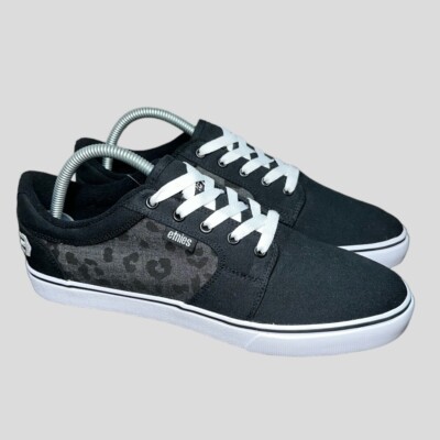 *NEW* Etnies Women's Barge LS Skateboarding Shoes Sz 10 Multicolor Leopard Print