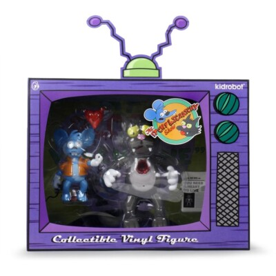 #ad The Simpsons ITCHY amp; SCRATCHY Soft Vinyl 2 Figure FULL COLORWAY by Kidrobot $87.75