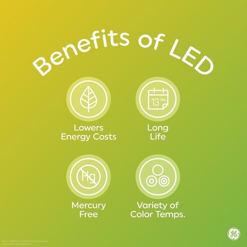 GE LED+ Battery Backup A21 Light Bulb Soft White - Picture 3 of 5