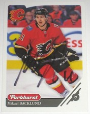 MIKAEL BACKLUND SIGNED 18-19 UPPER DECK PARKHURST CALGARY FLAMES CARD AUTOGRAPH!