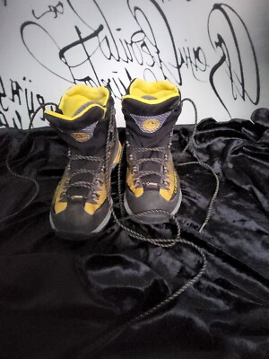 ''LA SPORTIVA'' WANDER-,TREKKINGSCHUHE TRK GTX 42 NEUWERTIG SCHWARZ/GELB LEICHT