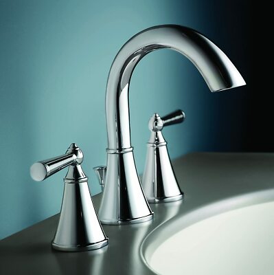 Pfister Saxton LG49-GL0C Polished Chrome 8  Widespread 2-Handle Bathroom Faucet
