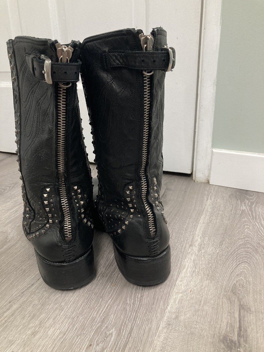 John Varvatos Collection Fleetwood Studded boot. Size 9 GRAIL $1298 John Varvatos Collection Fleetwood Studded Boot  main image 2