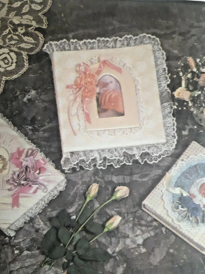 Photo Book Covers Albums Simplicity 7066 Craft Sewing Pattern UC FF VTG Puckett - Image 2 of 4