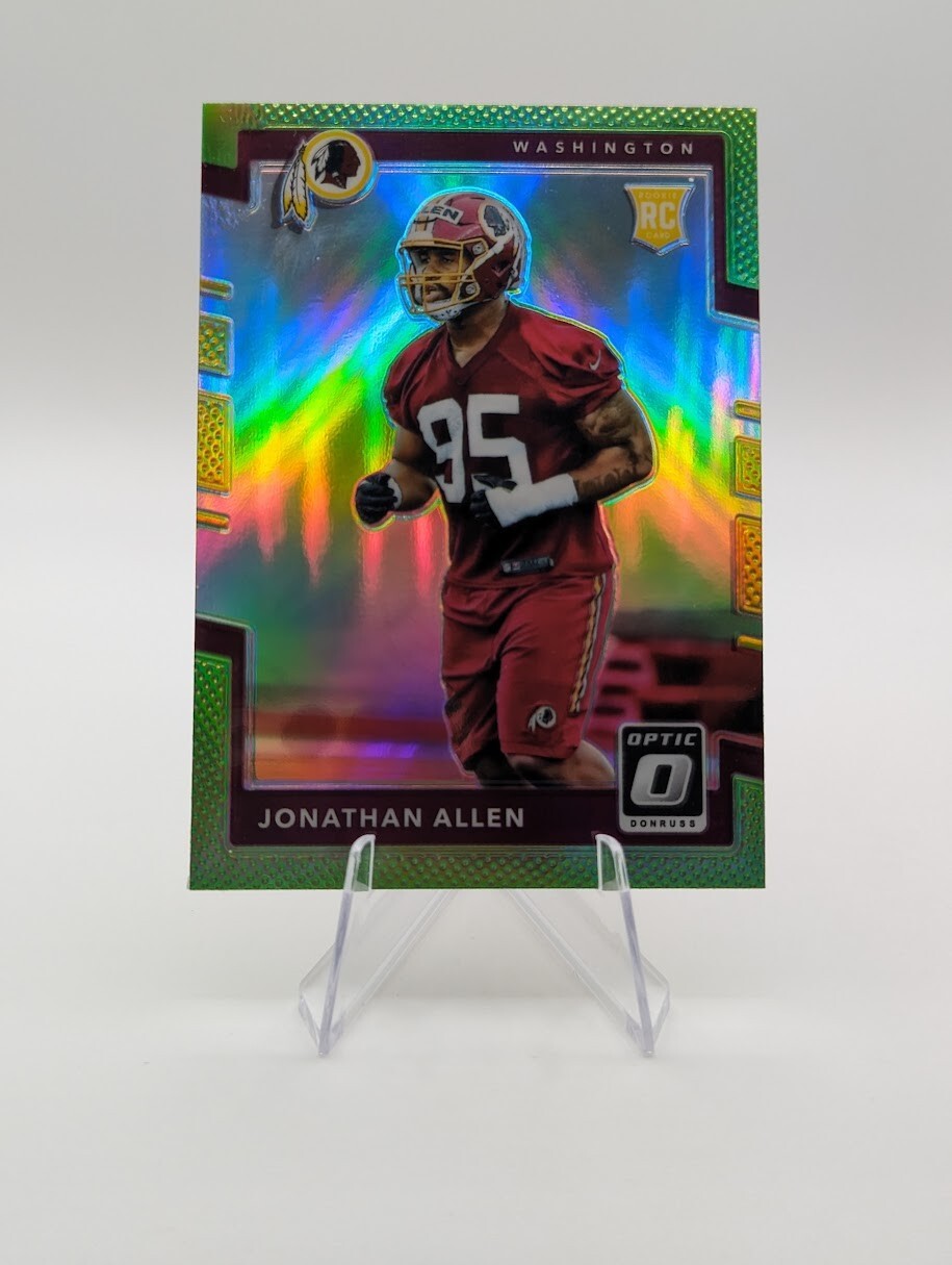 Jonathan Allen Panini Donruss Optic #138 Lime