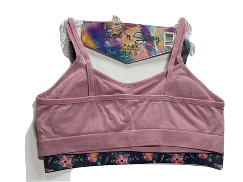 Sweet 'N Sassy Girls 4 Pack Seamless Padded Bra 36-Large Multi-Colors RN36753 - Picture 5 of 5