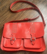 Rebecca Minkoff Red Leather Saddle Crossbody