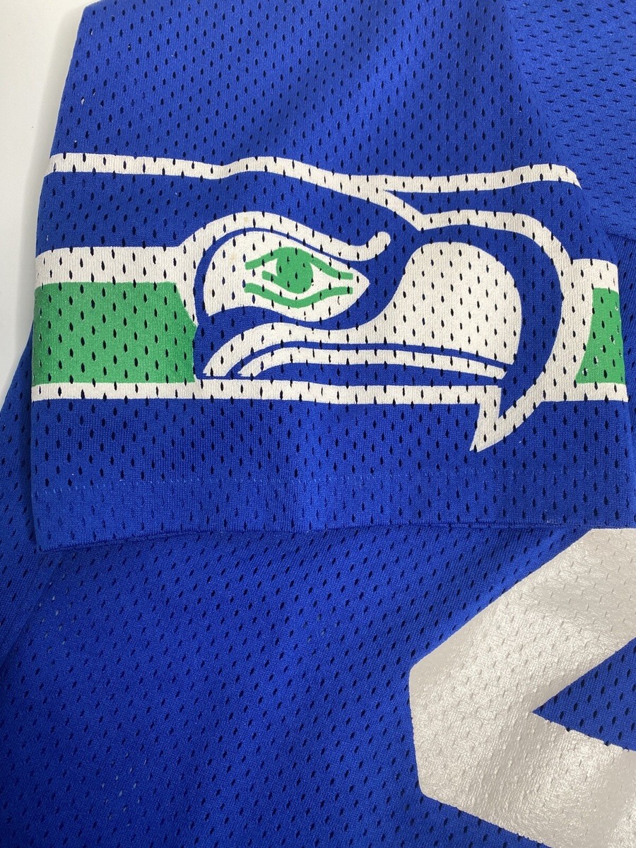 Rare Vtg Logo7 Seattle Seahawks Jersey #4 Single Stitch Mens