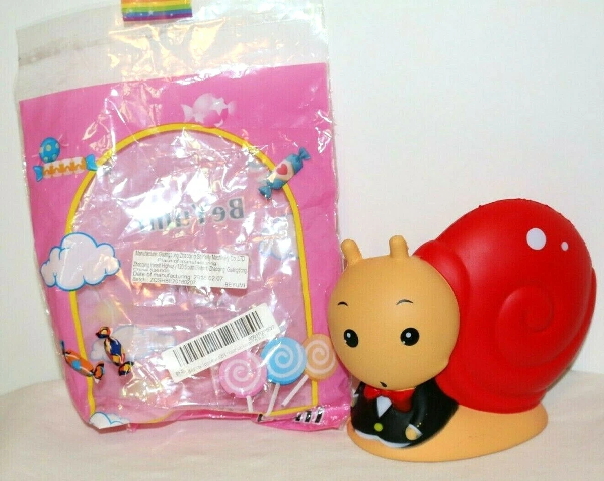 NEW LARGE BEYUMI SNAIL IN A SUIT SLOW RISE AND SOFT SQUISHY