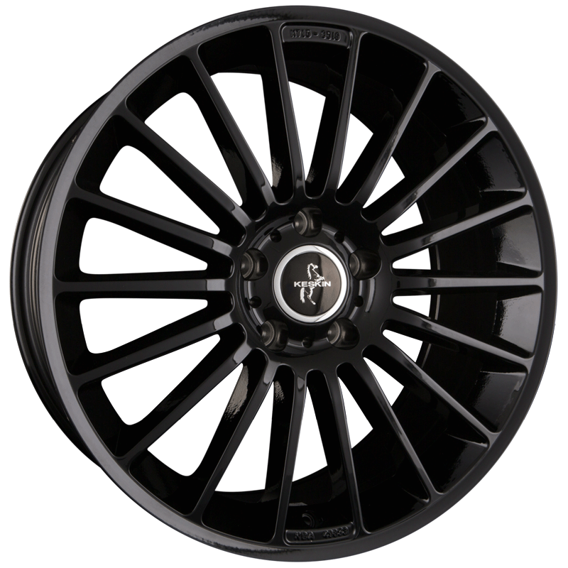 20 Zoll K1 Alufelgen 8,5x20 5x112 ET30 in schwarz glänzend für Seat ...