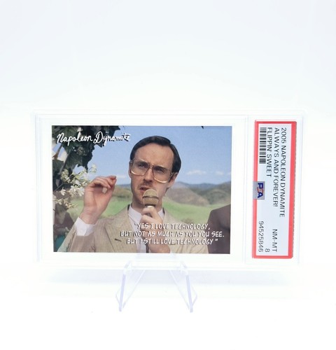 2005 Napoleon Dynamite Kip Always and Forever Technology Flippin' Sweet PSA 8