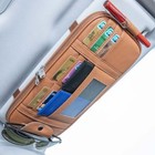 Organisateur de pare-soleil voiture sac de pare-soleil rangement cartes de crédit