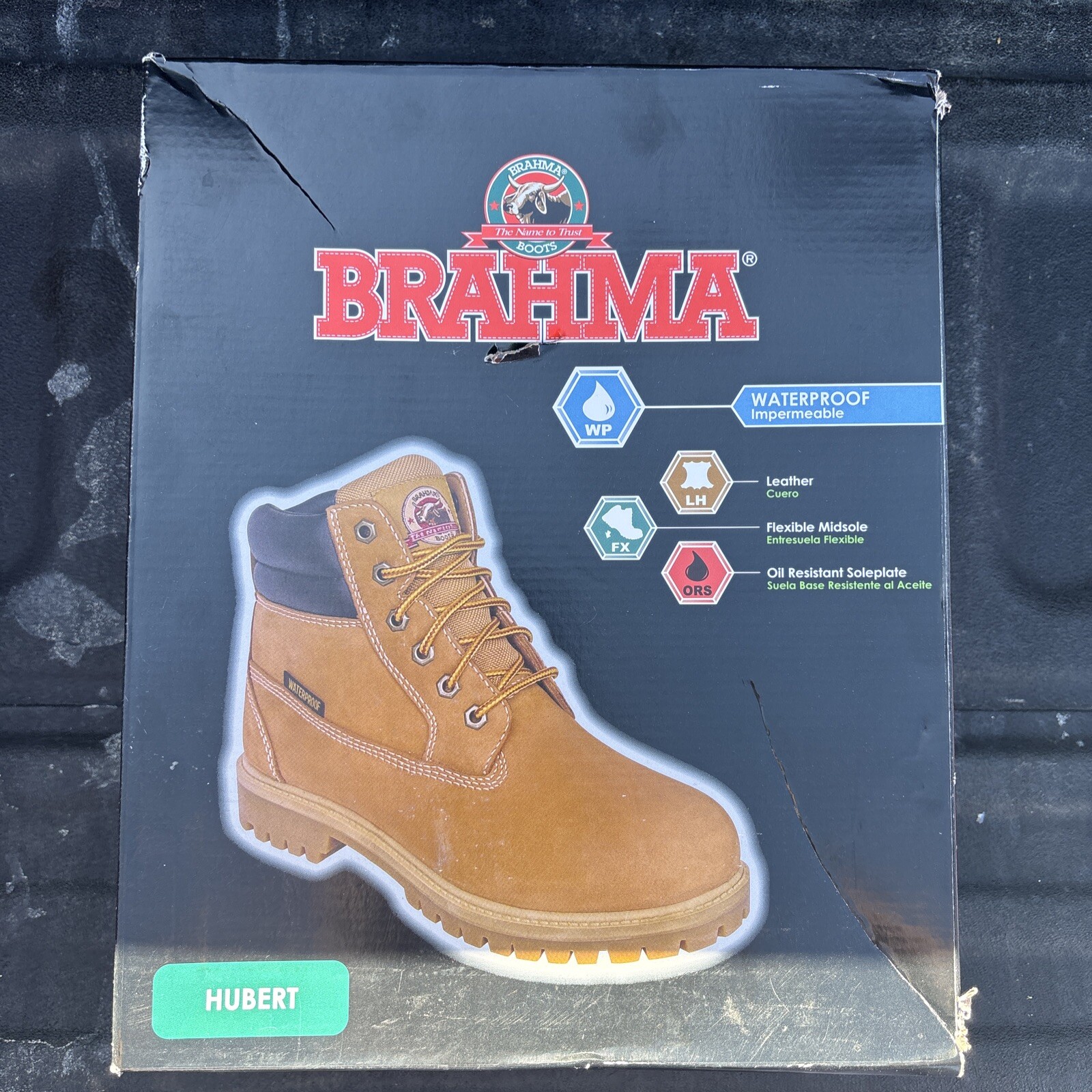 Brahma Men's Hubert Waterproof 6" Soft Toe Work Boots SZ 9.5 eBay