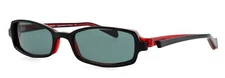 FACE A FACE Flash 041 47mm Black on Red Sunglasses France