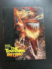 TOWERING INFERNO U.S. MOVIE PROGRAM 1974 w/Steve McQueen,Faye Dunaway,OJ Simpson