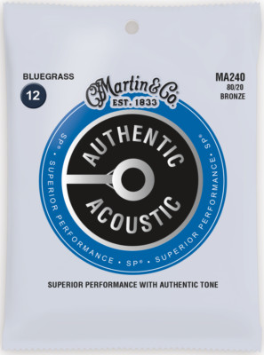 Martin Authentic Acoustic SP 12-56 Bluegrass 80/20 Bronze Akustikgitarrensaite
