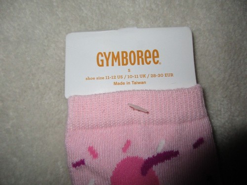 Gymboree Wildflower Weekend Ice Cream Cone Knee Socks Size S Shoe Size 11-12 NWT - Picture 3 of 4