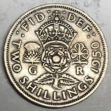 # C8456     GREAT BRITAIN     COIN,     FLORIN    1950