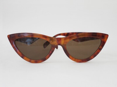 SONNENBRILLE TORTOISE CATEYE MODE ACETAT MIU VINTAGE SCHILDBLATT DESIGN