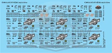 CNW Ballast Hopper N 1:160 Scale Decal Set
