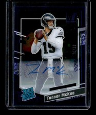 2023 Clearly Donruss #86 Tanner McKee Rated Rookie Autographs Blue