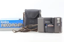 [N MINT] Konica Recorder Black Half Frame Point & Shoot Film Camera From JAPAN