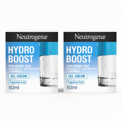#ad Neutrogena Hydro Boost Gel Cream Moisturiser 50 ml Hyaluronic Pack of 2 $15.50