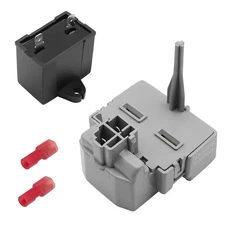 W10189190 TSD2 start relay & 2264017 Compressor Run Capacitor - Compatible Wi...