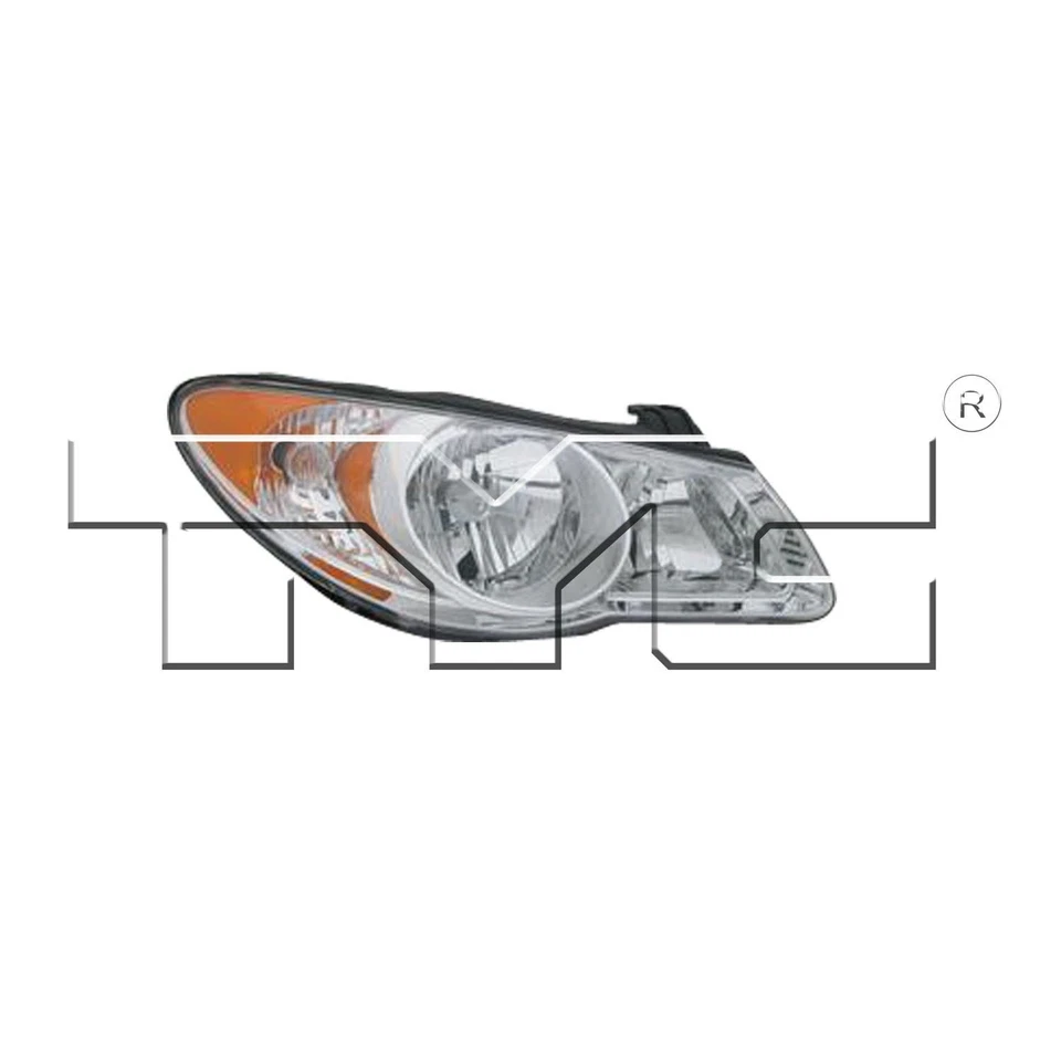 Conjunto de faros TYC 20-6811-00-9 para Hyundai Elantra 07-09 Foto 2 de 4