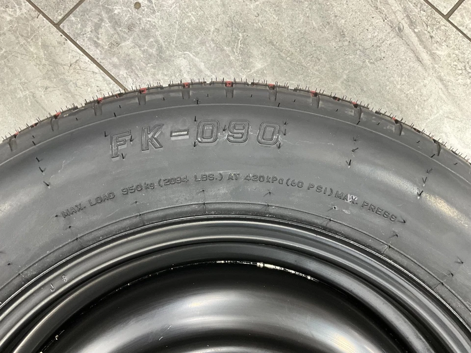 Nissan Rogue Sport Donut 2018 mini neumático temporal compacto de repuesto 145/90/16 OEM Foto 4 de 4