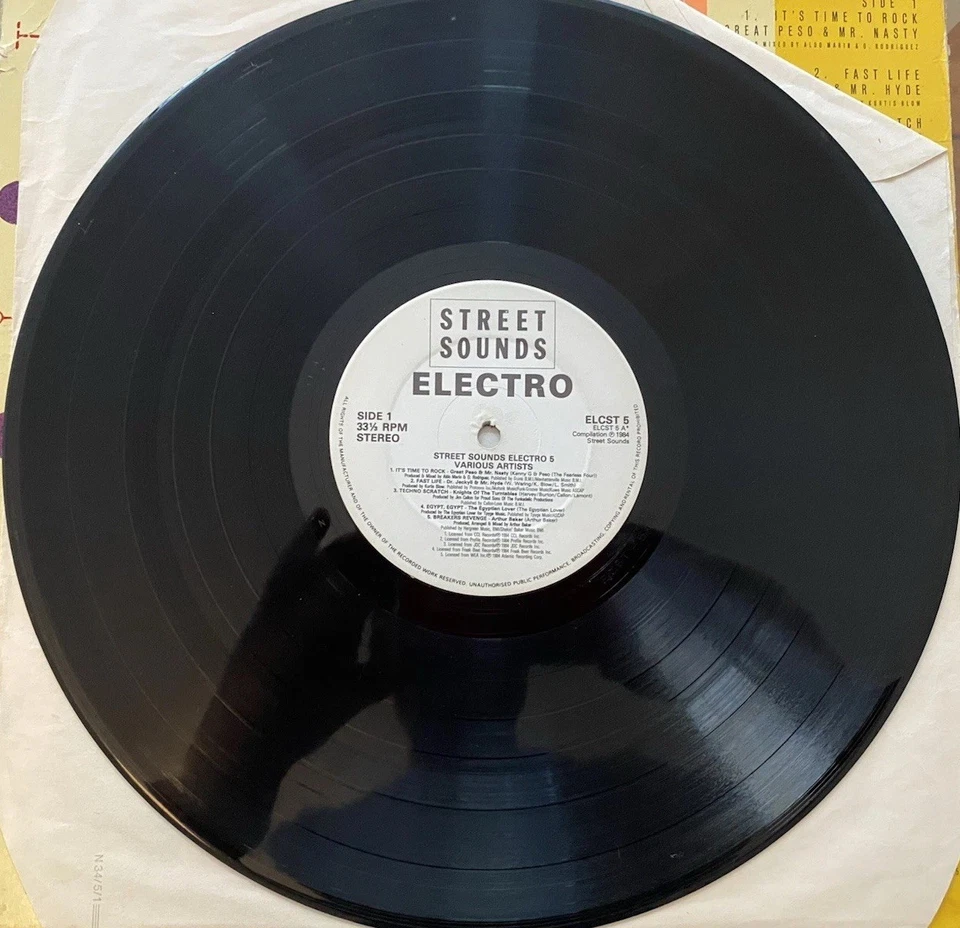 Electro 5 - Street Sounds Various Vinyl LP 1984  VG+ Condition - Bild 3 von 4