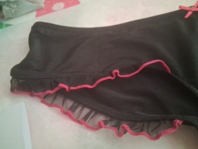 Vintage Victoria's Secret Sexy Little Things Rhinestone Hipster Large