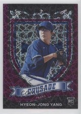 2021 Panini Chronicles Crusade Purple Velocity Prizm Hyeon-jong Yang #10 2l4