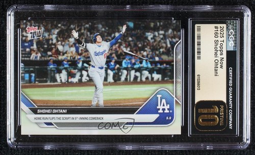 2025 Topps Now /9182 Shohei Ohtani #160 CGC 10 Pristine 16j4