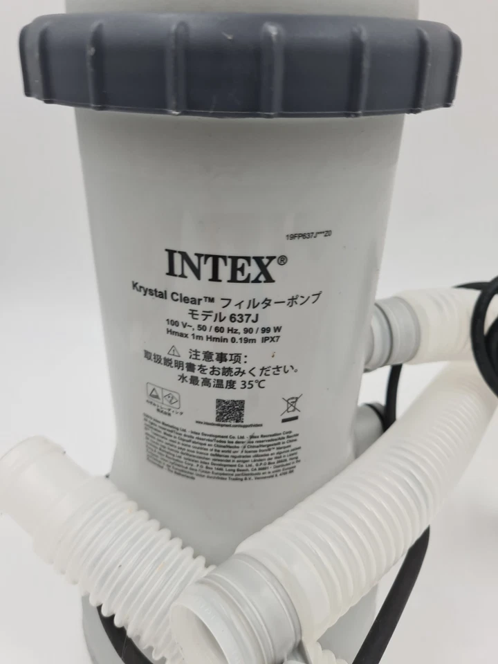 Intex Krystal Clear Filter Pump Model 637J – Used – Pump, Hose & Filter - Image 2 of 4