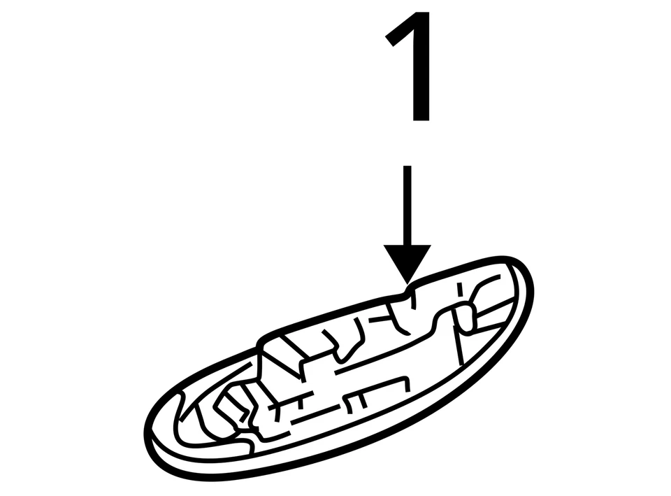 FITS 2004 CHRYSLER INTREPID HANDLE LF04YJRAE - NEW OEM LF04YJRAE - Image 4 of 4