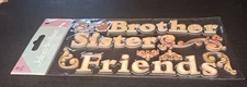  Jolee's Boutique SISTER BROTHER FRIENDS Scrapbooking Stickers  NEW
