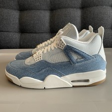Nike Air Jordan 4 Retro TEX Denim Blue Women Sz 12.5 Men 11 New IB6716-100