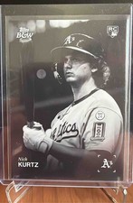 2025 Topps Black and White Nick Kurtz #4 RC Athletics