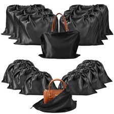 12 Pcs Dust Bags for Purses and Handbags Satin Purse Storage Organizer With D...
