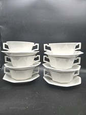 Johnson Brothers Heritage White Soup Coupes x Six (6).